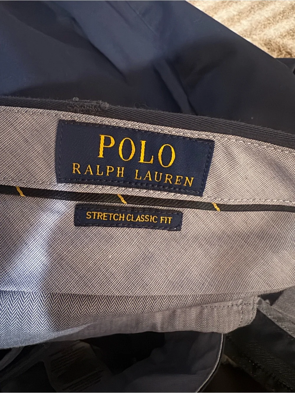 Polo by Ralph Lauren Navy Flat-Front Men’s Shorts